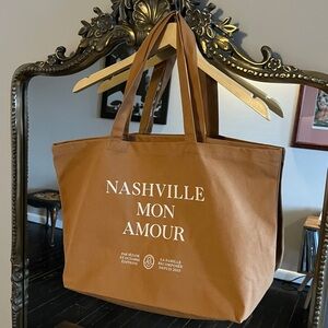 Gold Sézane Nashville Tote Bag